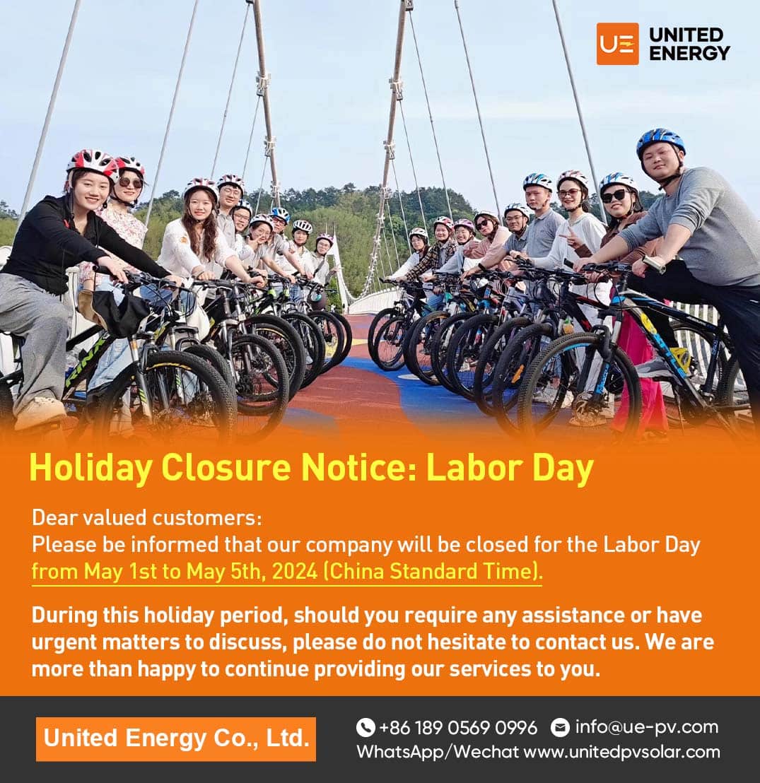 Holiday Closure Notice：International Labor Day